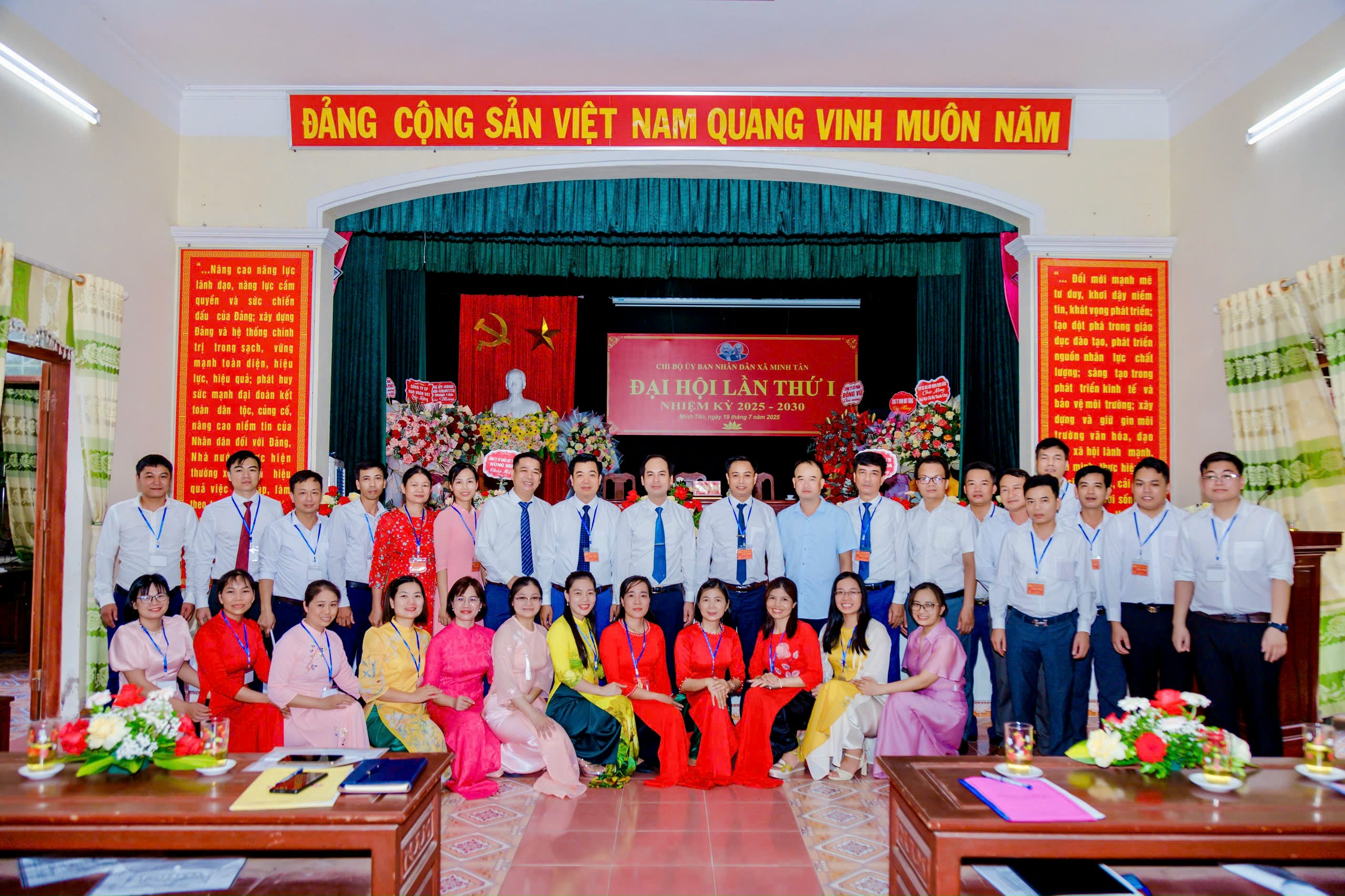 ĐẠI HỘI CHI BỘ UỶ BAN NHÂN DÂN XÃ MINH TÂN, LẦN THỨ NHẤT, NHIỆM KỲ 2025-2030