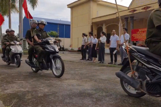Công an xã Minh Tân ra quân mở đợt cao điểm trấn áp tội phạm